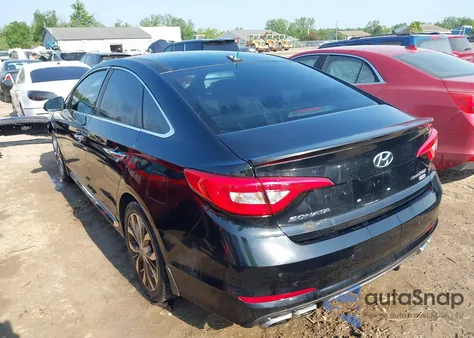 2015 Hyundai Sonata Limited 2.0T из США, поврежденный, VIN 5NPE34AB1FH197065